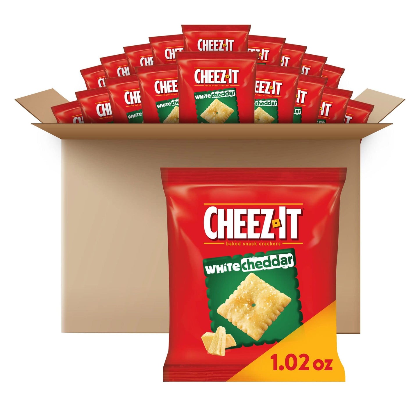 Cheez-It Cheese Crackers, Baked Snack Crackers, Lunch Snacks, Variety Pack, 12.1oz Box (12 Packs)
