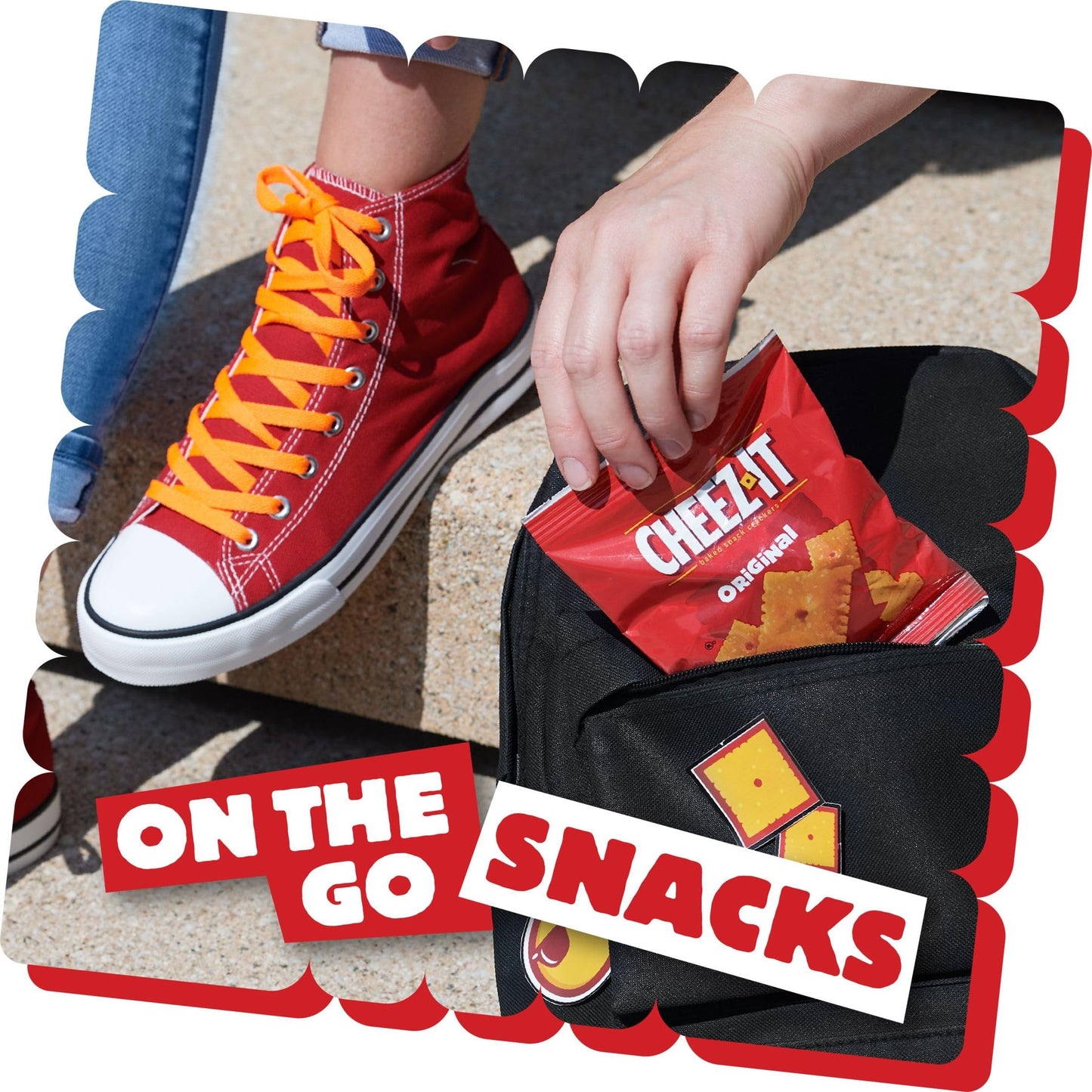 Cheez-It Cheese Crackers, Baked Snack Crackers, Lunch Snacks, Variety Pack, 12.1oz Box (12 Packs)