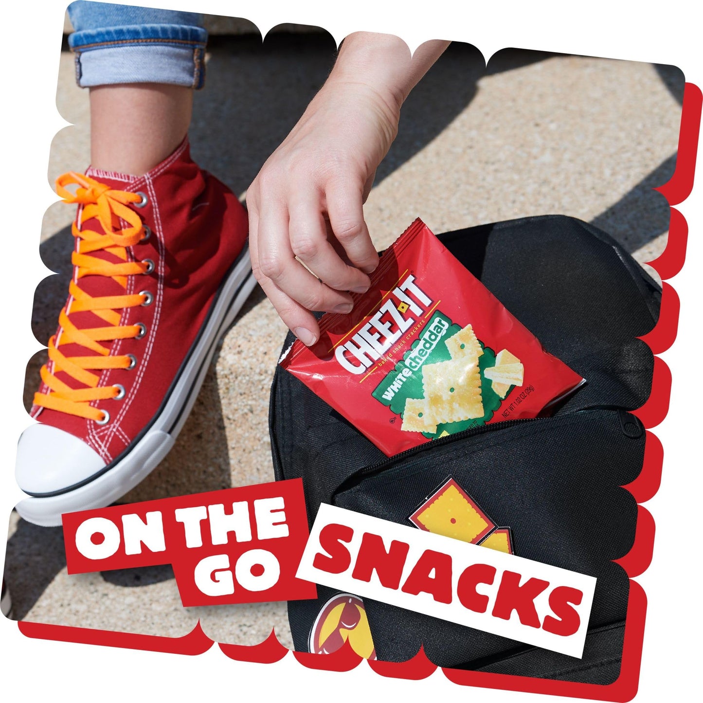 Cheez-It Cheese Crackers, Baked Snack Crackers, Lunch Snacks, Variety Pack, 12.1oz Box (12 Packs)